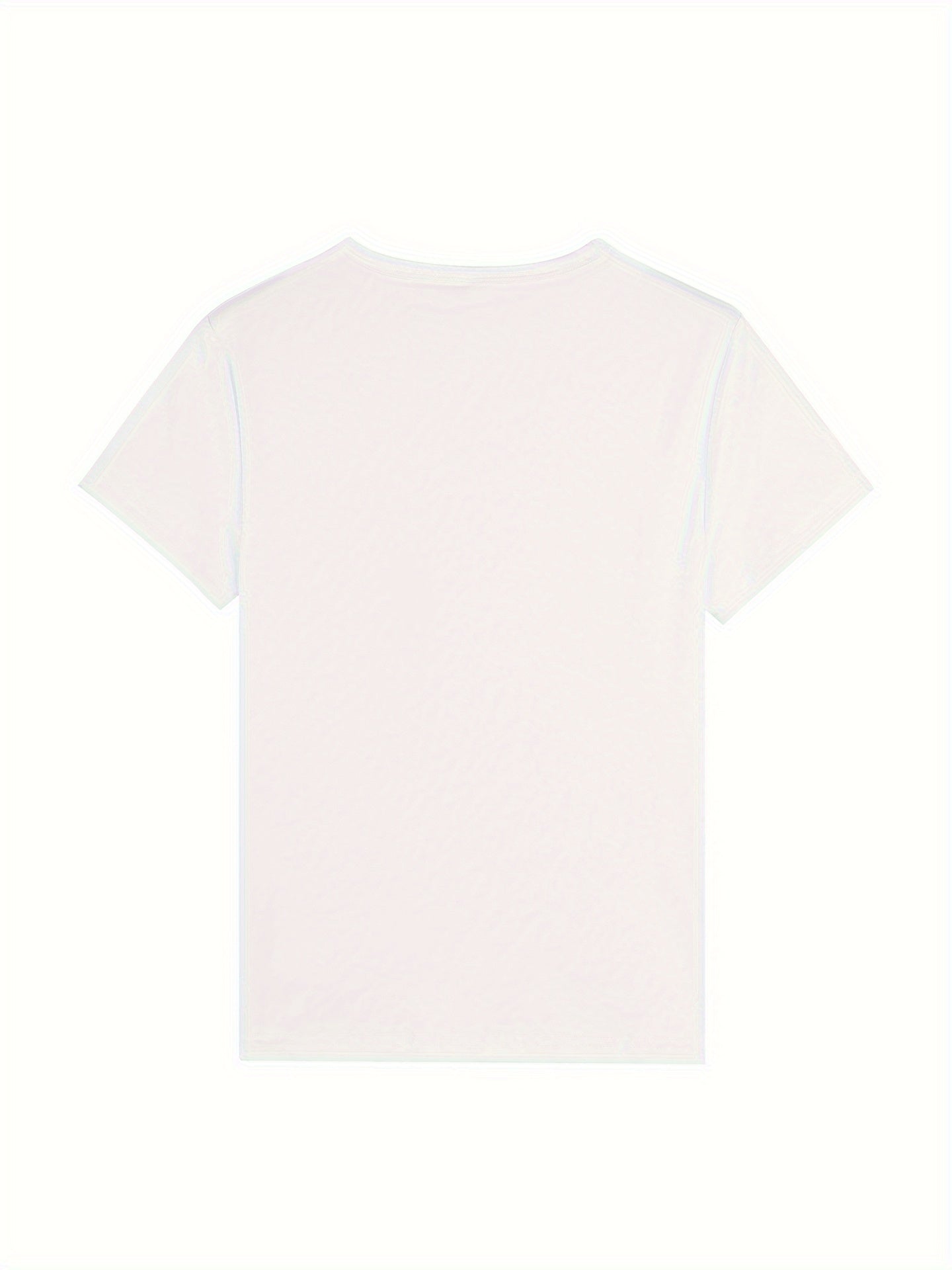 Butterfly & Cross Print Short Sleeve T-shirts, Crew Neck Casual Top For Summer & Spring, Women's Clothing