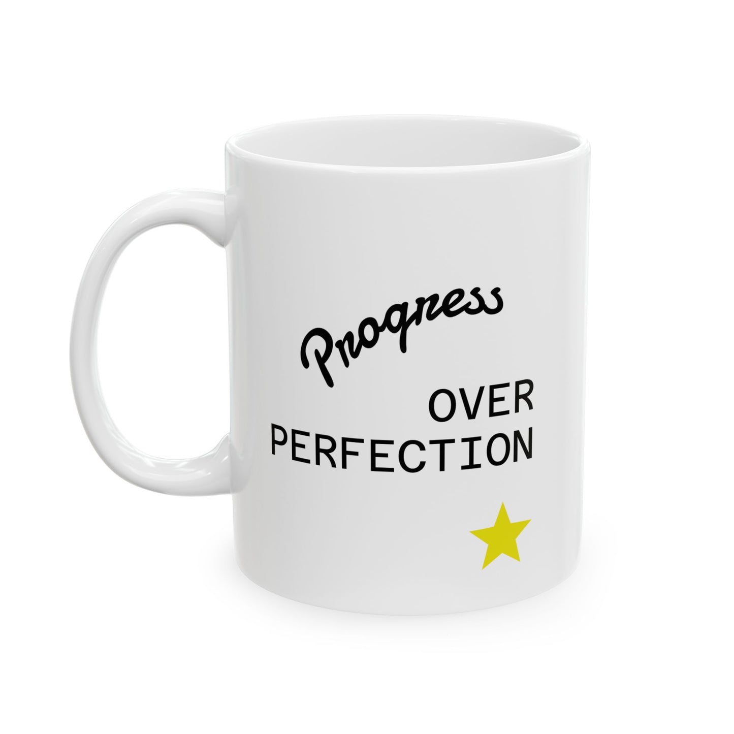 Progress Over Perfection Ceramic Mug - Inspirational Gift for Home or Office, Motivational Coffee Cup, Perfect for Friends, Teachers, [...]
