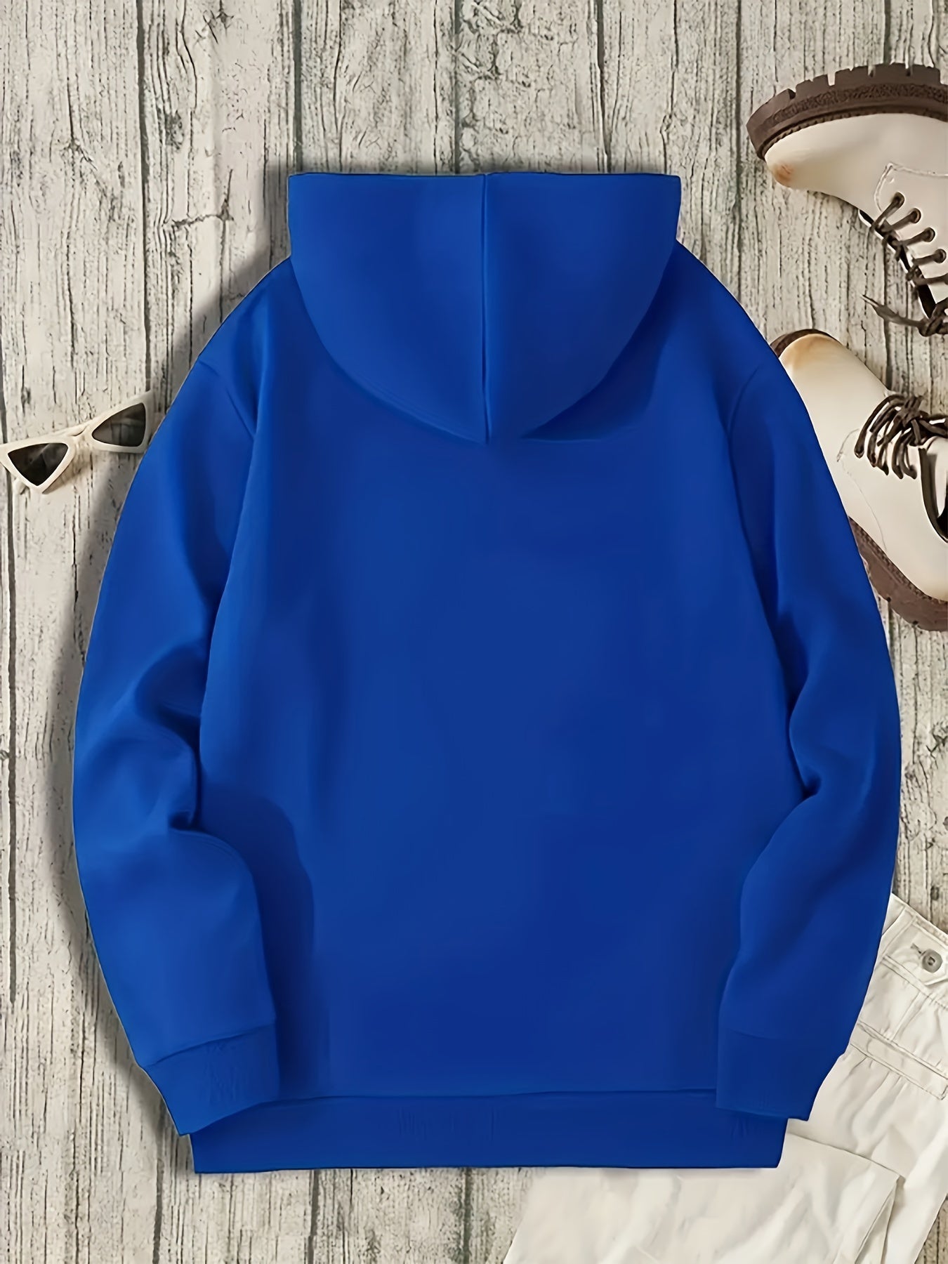 Fitness Print Hoodie, Cool Hoodies For Men, Men's Casual Pullover Hooded Sweatshirt With Kangaroo Pocket Streetwear For Winter Fall, As Gifts