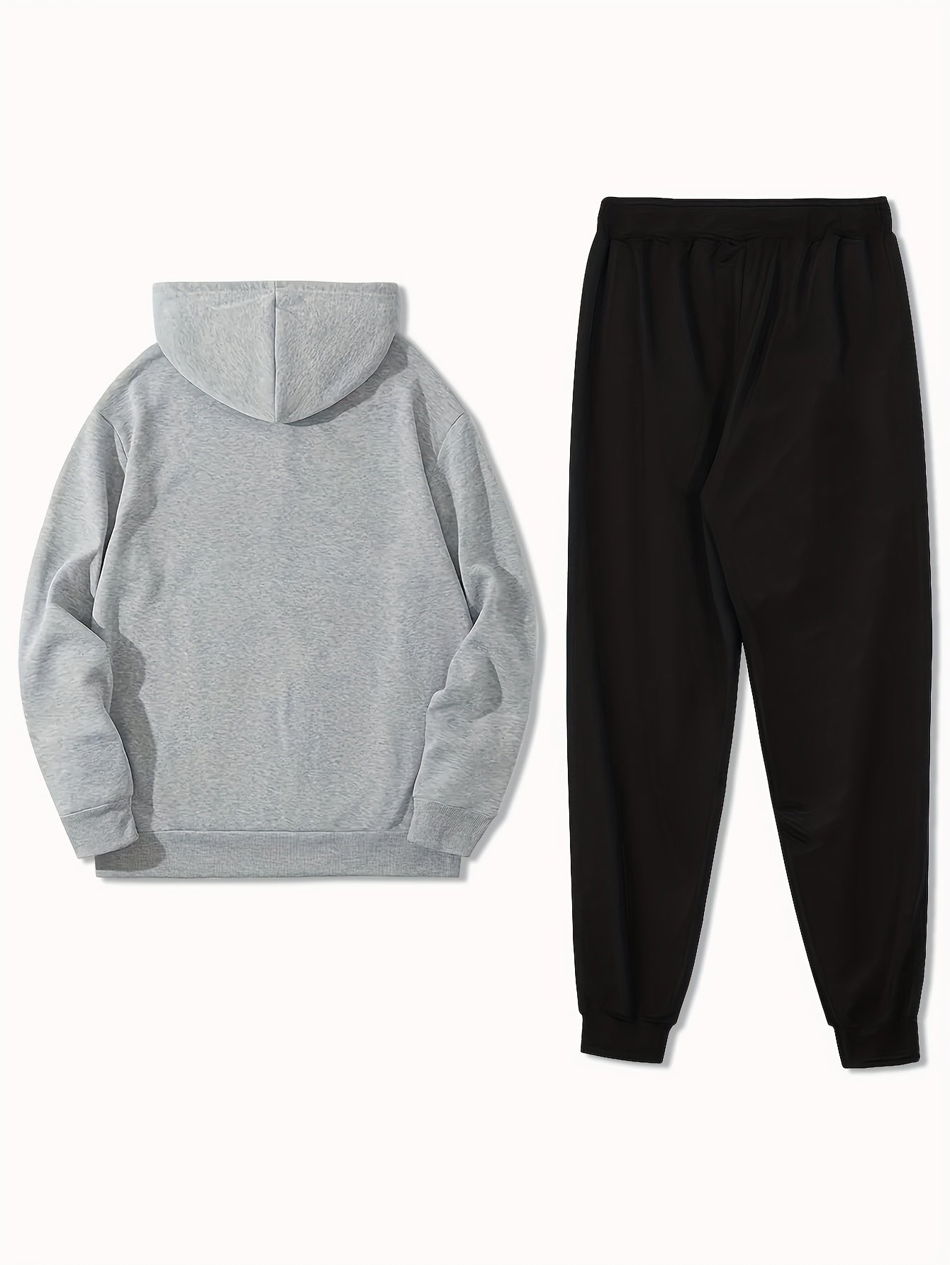 Takis Print Men's Versatile And Trendy Men's Long Sleeve Street Casual Sports And Fashionable Hoodies With Kangaroo Pocket Sweatshirt And Sweatpants Two Piece Set, Suitable For Outdoor Sports, For Autumn And Winter