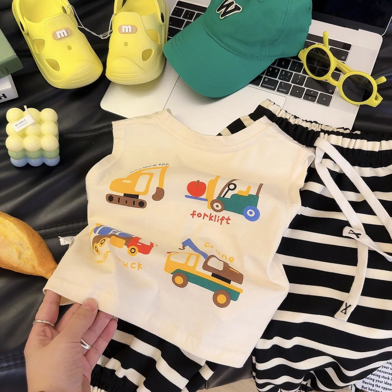 Boys Summer Sleeveless T-shirt Cotton Casual Vest