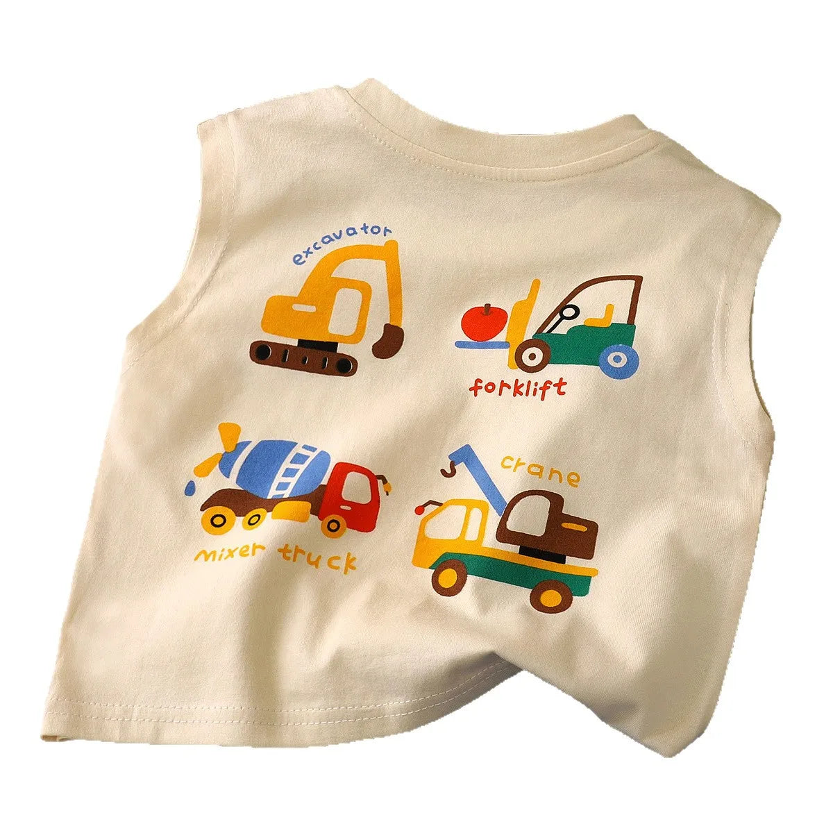 Boys Summer Sleeveless T-shirt Cotton Casual Vest