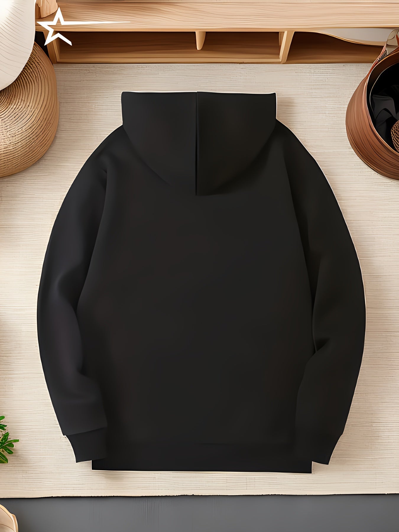 Fitness Print Hoodie, Cool Hoodies For Men, Men's Casual Pullover Hooded Sweatshirt With Kangaroo Pocket Streetwear For Winter Fall, As Gifts