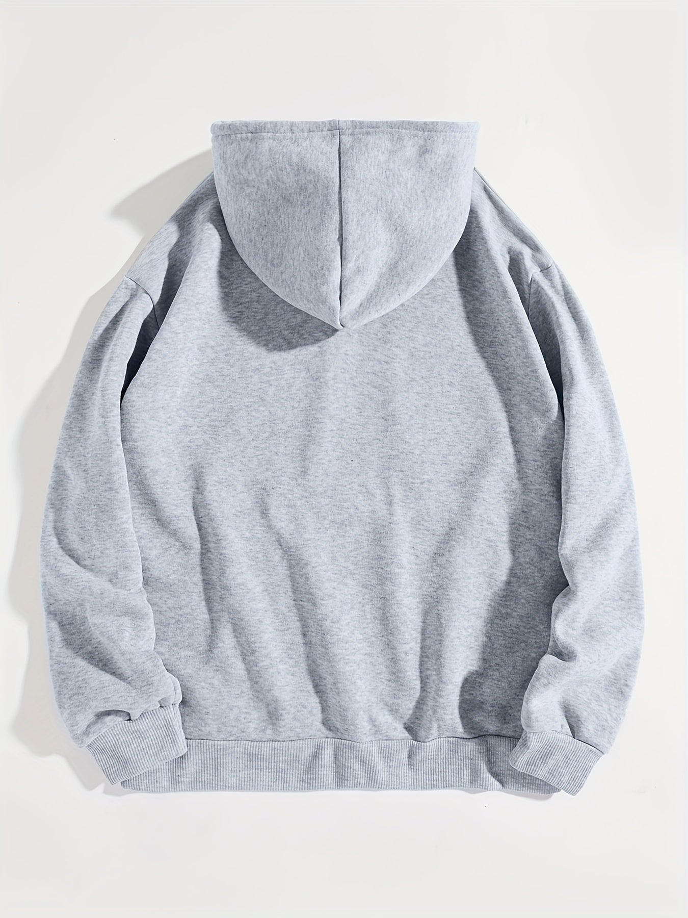 Letter Print Kangaroo Pocket Hoodie, Casual Long Sleeve Drawstring Hoodies Sweatshirt, Women's Clothing