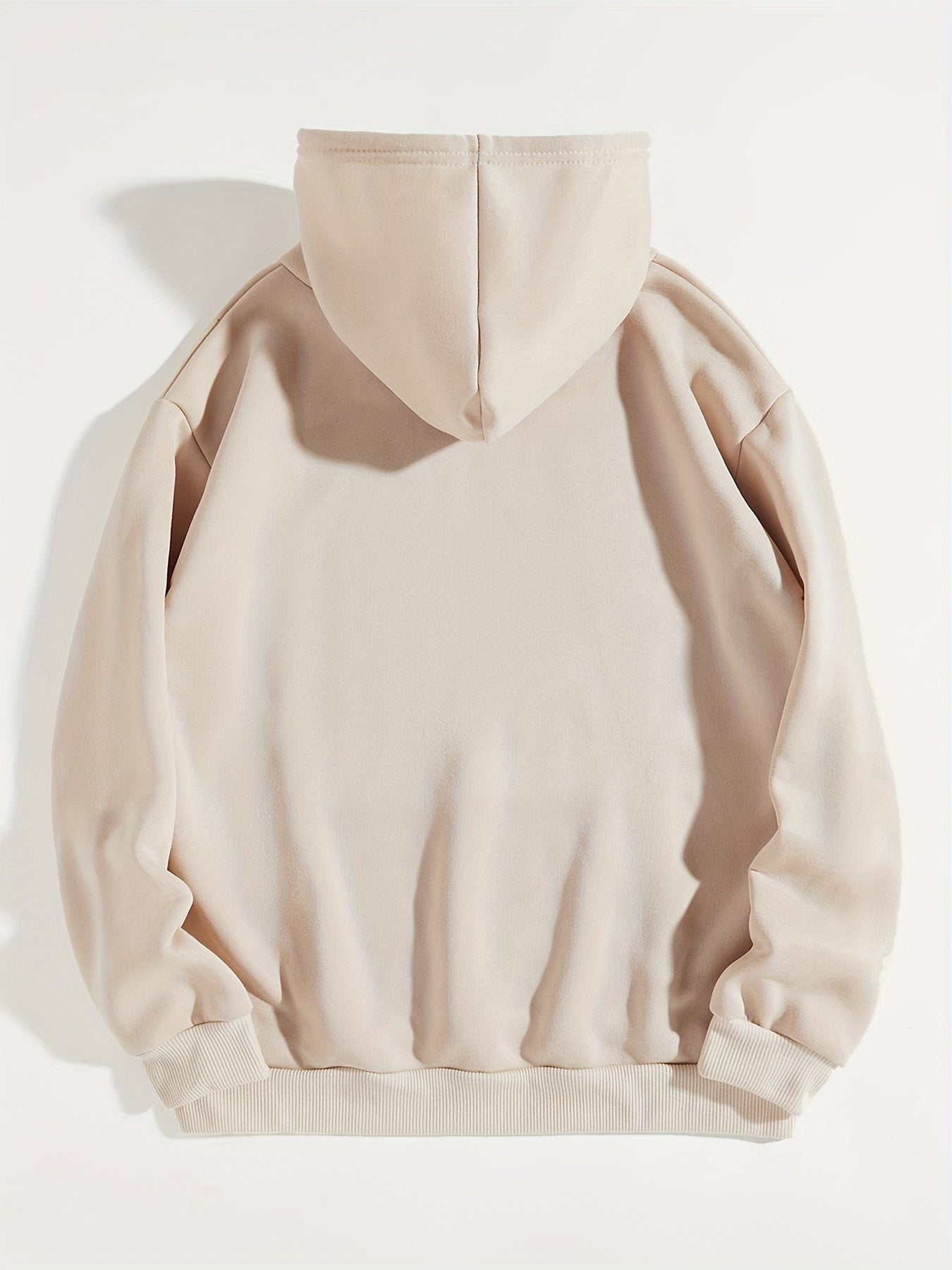 Letter Print Kangaroo Pocket Hoodie, Casual Long Sleeve Drawstring Hoodies Sweatshirt, Women's Clothing